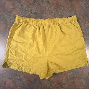 Womens Grounded Yellow Notched Woven Shorts X-Large‎ DSG